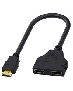 HDMI Splitter Cable Adapter for Dual Monitors