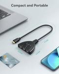 FoxSake 4K HDMI Switch 3-Port Hub for Devices