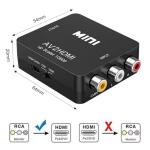 RCA to HDMI 1080P Video Audio Converter Adapter