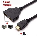 Dual HDMI Splitter for 1080P Devices