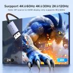 UGREEN 4K HDMI to DisplayPort Cable 1M
