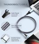 4K USB-C to HDMI Cable 2M, Thunderbolt Compatible