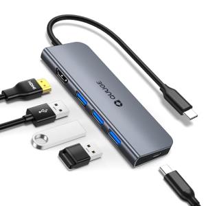 QUUGE 5-in-1 USB-C Hub with 4K HDMI
