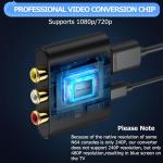 RCA to HDMI Converter for Gaming Consoles