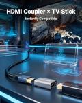 VCELINK 8K HDMI Female to Female Coupler, 2 Pack