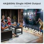 USB-C Dual HDMI Adapter for 4K Monitors