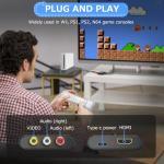 RCA to HDMI Converter for Gaming Consoles