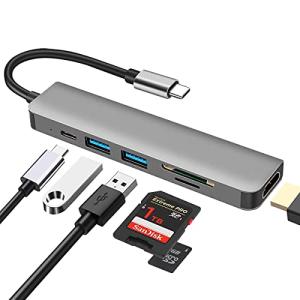 6-in-1 USB-C Hub with 4K HDMI & Card Reader