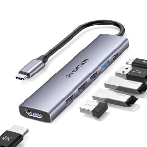 Lention USB-C Hub with 4K HDMI and Charging