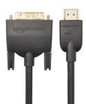 HDMI to DVI Adapter Cable, 1080P, 0.9m