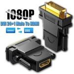 DVI to HDMI Adapter, Bidirectional Converter
