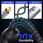 WARRKY Mini DisplayPort to HDMI 4K Adapter