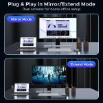 WARRKY Mini DisplayPort to HDMI 4K Adapter