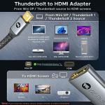 WARRKY Mini DisplayPort to HDMI 4K Adapter