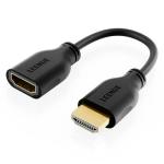 LEENUE 4K HDMI Extension Cable, 18cm, Male to Female