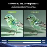 LEENUE 8K HDMI Female to Female Coupler, 2 Pack