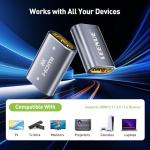 LEENUE 8K HDMI Female to Female Coupler, 2 Pack