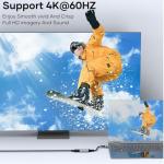 Mini DisplayPort to HDMI 4K Adapter, Gold Plated