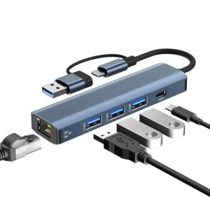 Loydia 5-in-1 USB-C to Ethernet Adapter