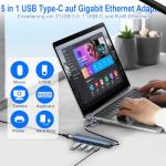 Loydia 5-in-1 USB-C to Ethernet Adapter