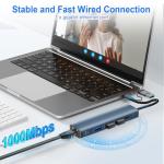 Loydia 5-in-1 USB-C to Ethernet Adapter