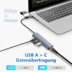 USB-C to Ethernet Adapter with USB 3.0 Hub