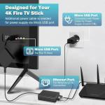 Ethernet Adapter for Fire TV Stick and Streaming