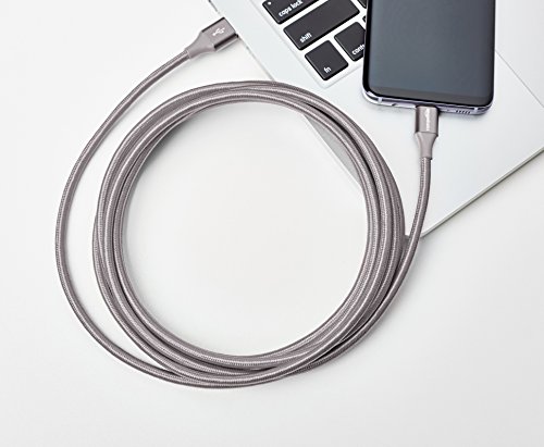 10ft Double Braided USB-C to Type-A Cable
