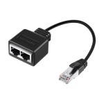 RJ45 Ethernet Splitter for Dual Female Connections