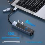 BENFEI USB-C to Ethernet Adapter with 3 USB Ports
