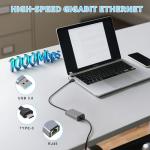 Qaum USB-C to Ethernet Gigabit Adapter