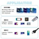 Qaum USB-C to Ethernet Gigabit Adapter