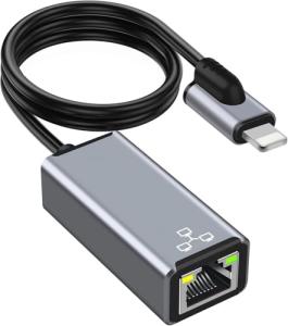 Lightning to Ethernet Adapter with Charging Port