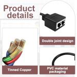 RJ45 Ethernet Splitter for Home and Office