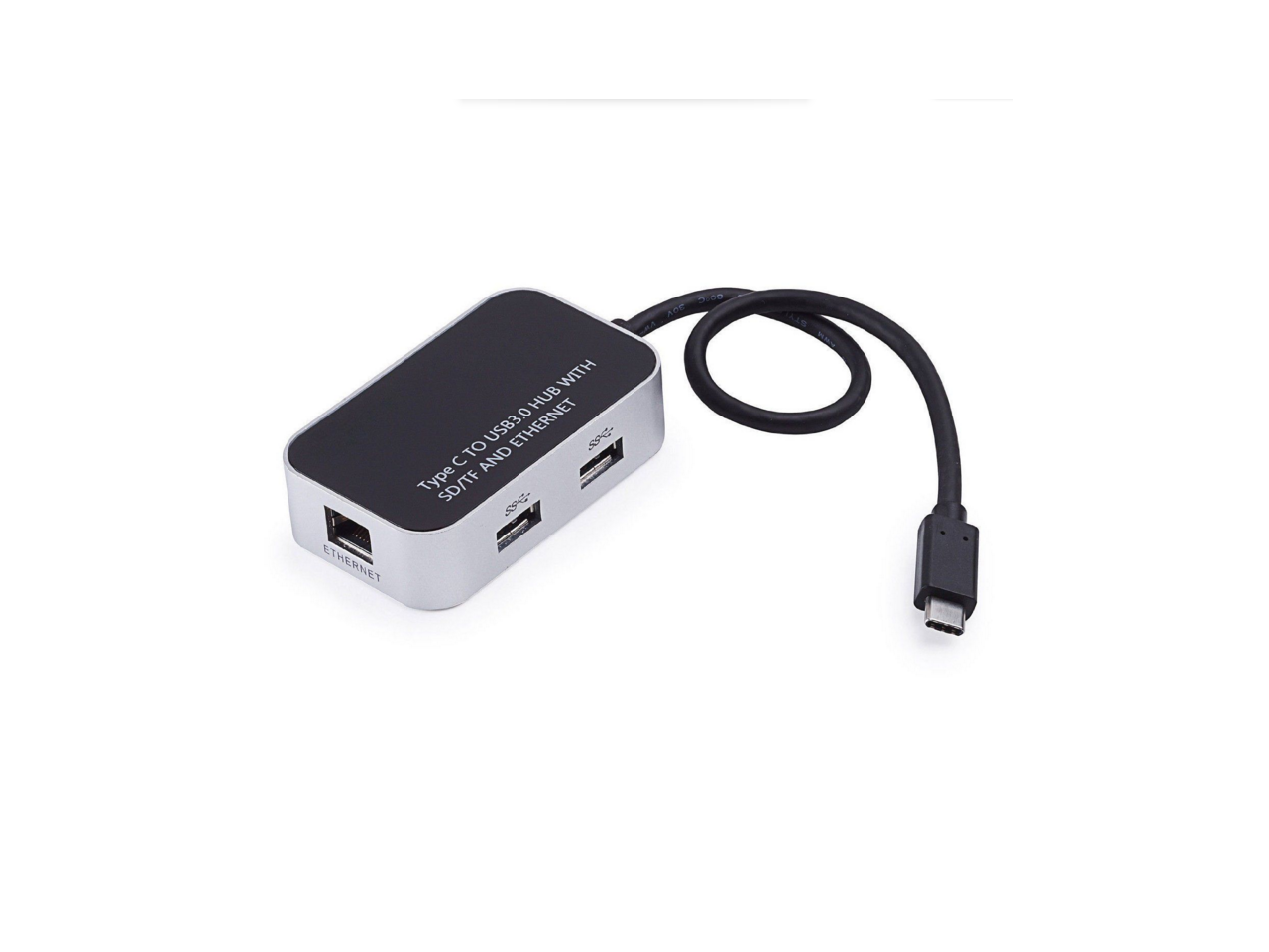 USB-C Multiport Hub with SD/TF Reader & DC