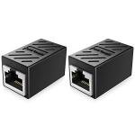 2-Pack RJ45 Ethernet Coupler Extender Adapters