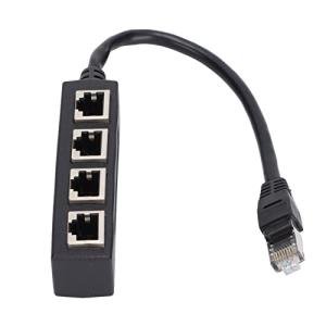 RJ45 Ethernet Splitter Adapter - 1 to 4 Ports