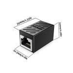 2-Pack RJ45 Ethernet Coupler Extender Adapters