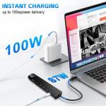 8-in-1 USB-C Hub with Ethernet and 4K Output