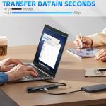 8-in-1 USB-C Hub with Ethernet and 4K Output