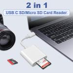 USB-C Dual Slot SD Card Reader for Devices