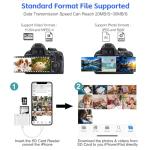 USB-C SD Card Reader for iPhone and Android