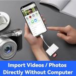 USB-C SD Card Reader for iPhone and Android