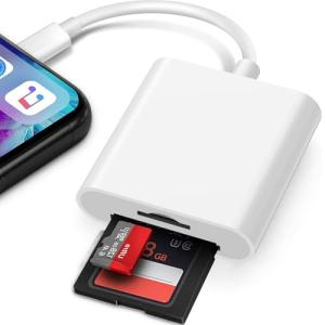 2-in-1 SD Card Reader for iPhone and iPad