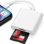 2-in-1 SD Card Reader for iPhone and iPad