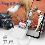 2-in-1 SD Card Reader for iPhone and iPad