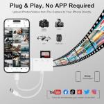 3-in-2 SD Card Reader for iPhone and USB-C