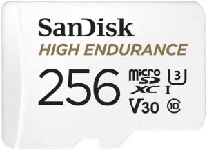 SanDisk 256GB High Endurance microSDXC Card 100MB/s