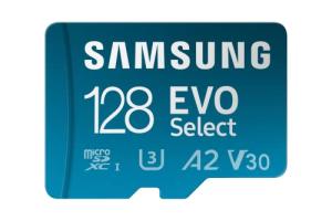 Samsung EVO Select 128GB microSD Card + Adapter