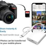 YIXINHE USB-C Lightning SD Card Reader Adapter